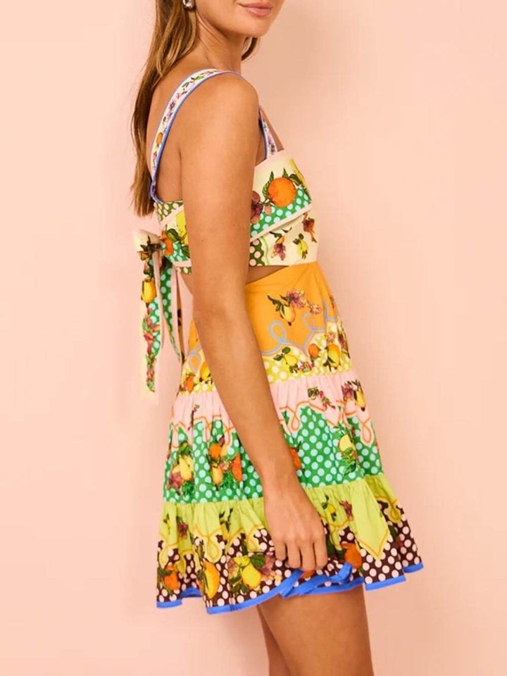 Dame Mini Sundress | Fyrkantet Utringning