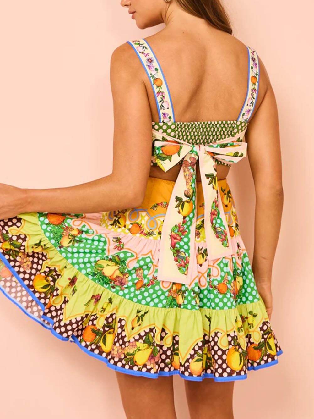 Dame Mini Sundress | Fyrkantet Utringning