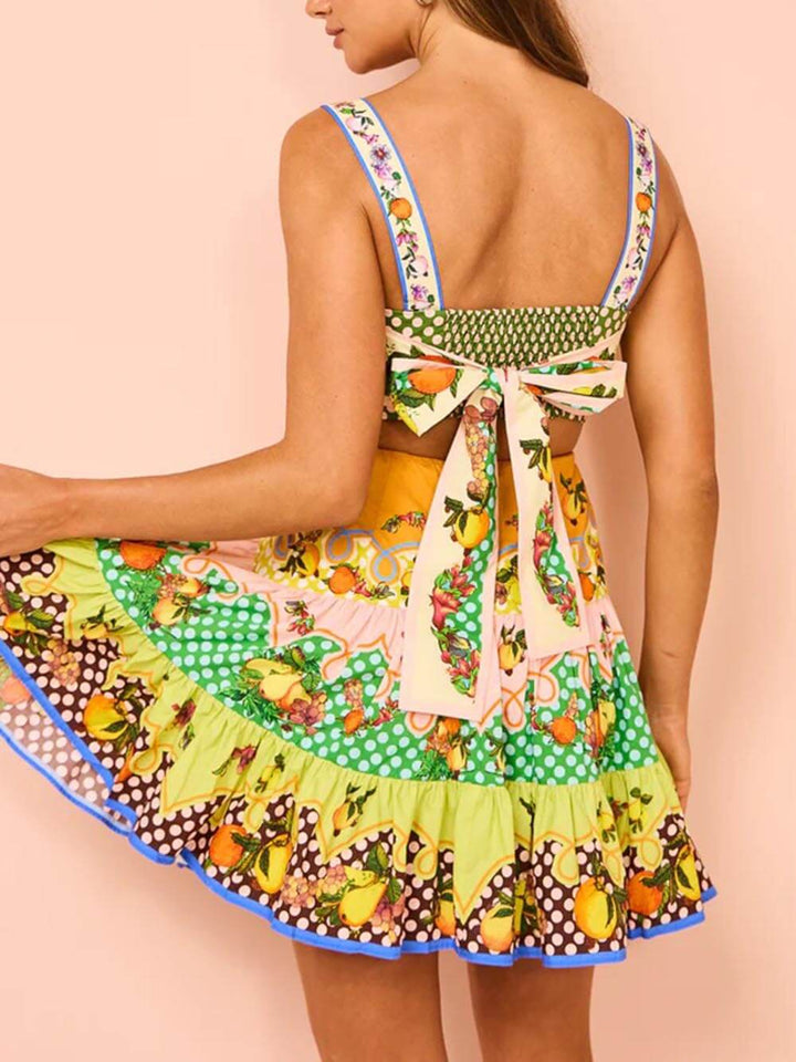 Dame Mini Sundress | Fyrkantet Utringning