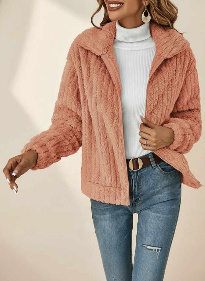 Dame Cardigan | Glidelås Front Langermet