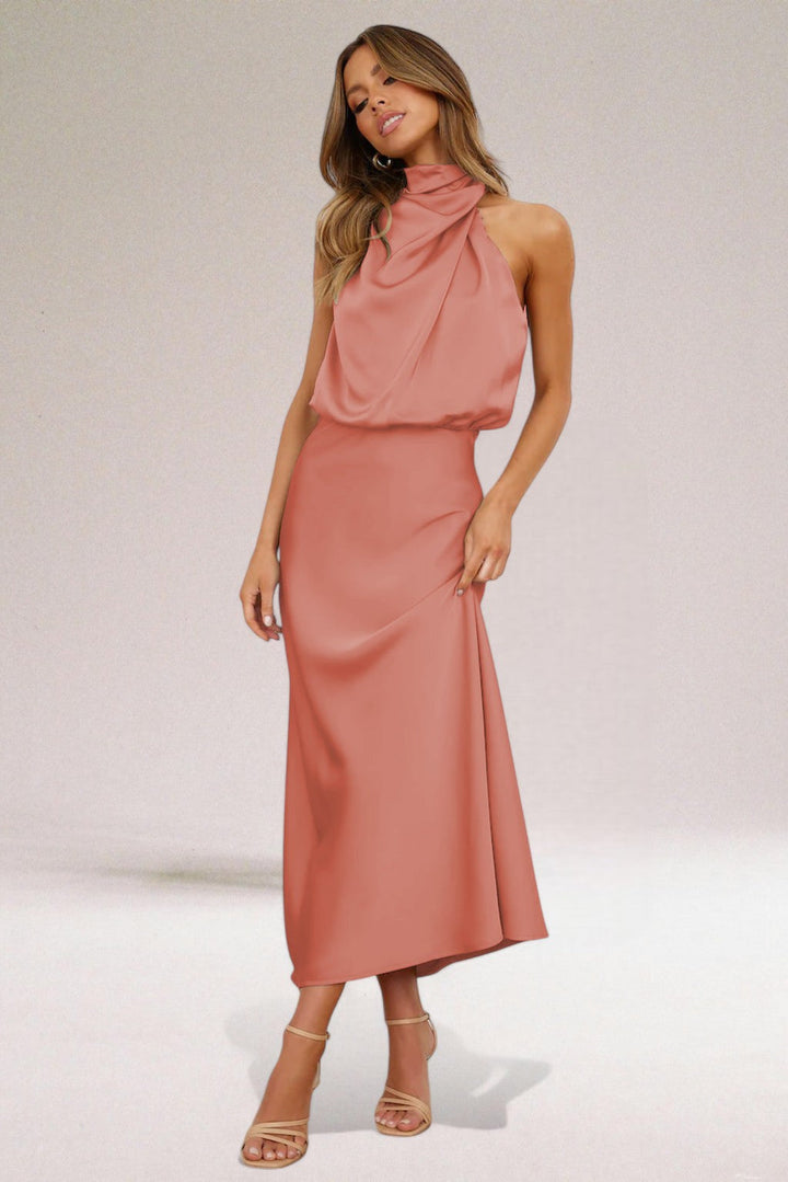 Kjole for Kvinner | Halterneck Maxi