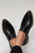 Loafers for kvinner | Spiss tå slip-on flate sko