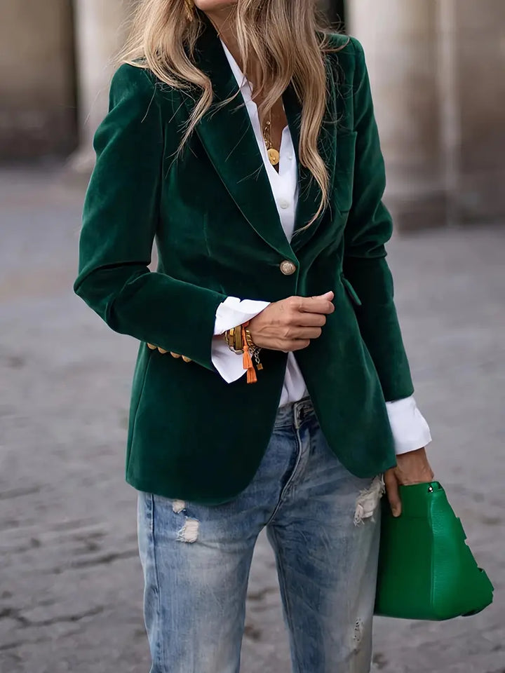 Blazer for kvinner | Enkelt knappet skreddersydd