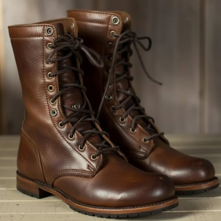 Støvler For Kvinner | Snøring Midt-Lår Design