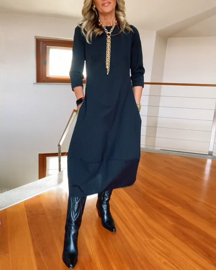 Damekjole | Rund Hals Midi