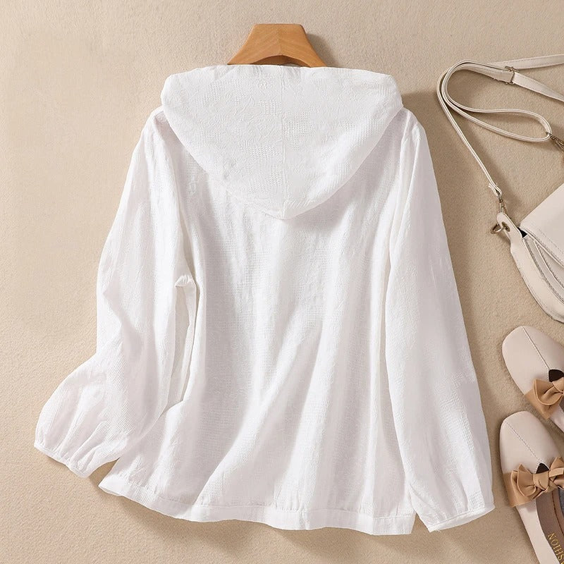 Damebluse | Hetteknapp-opp