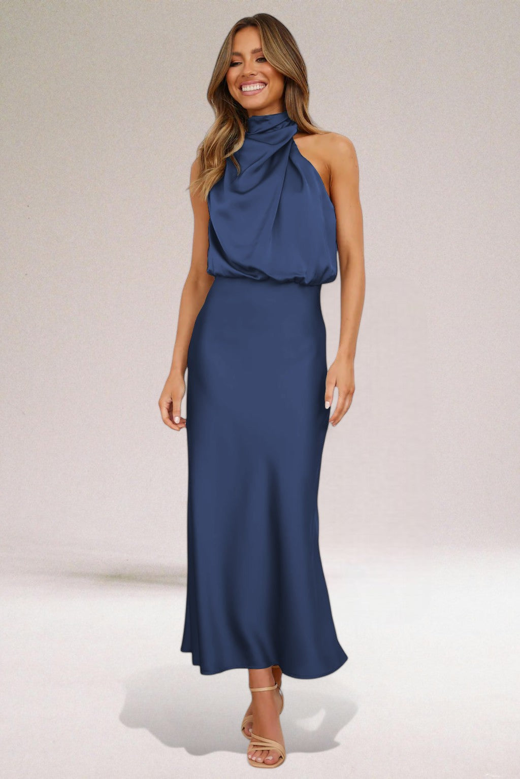 Kjole for Kvinner | Halterneck Maxi