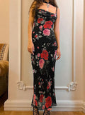 Kvinnes Blomster Maxi Kjole | Casual