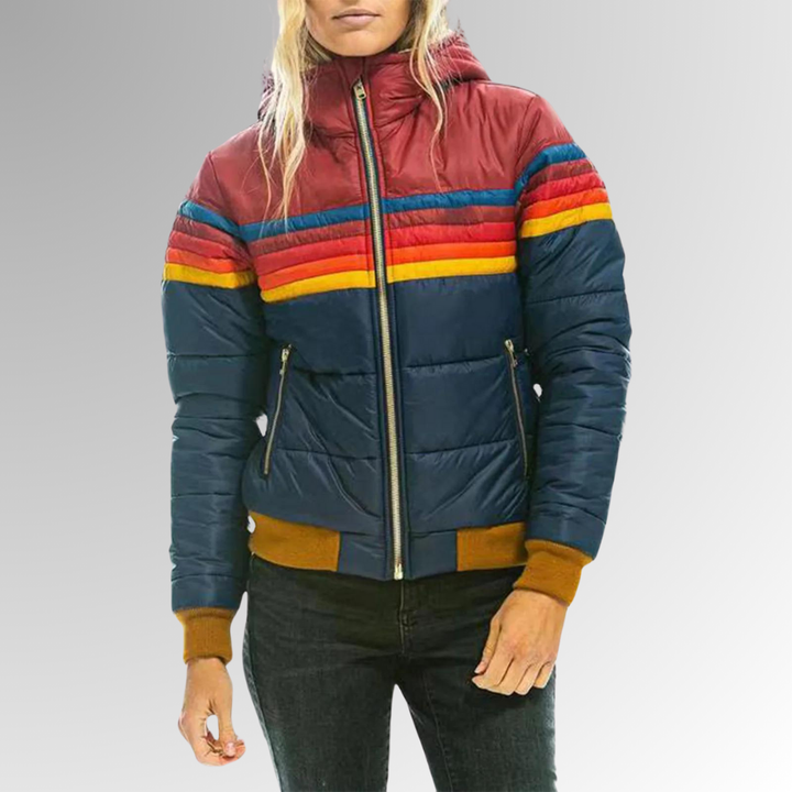 Damejakke | Vattert Pufferstil