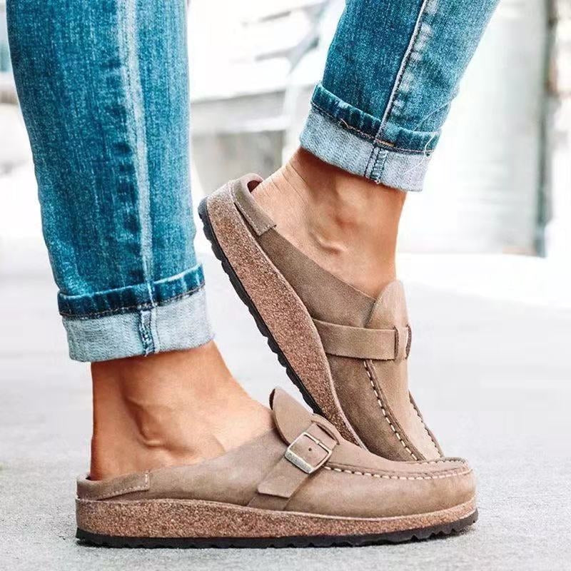 Kvinnelige Komfortable Loafers | Slip-On Ortopedisk Mule