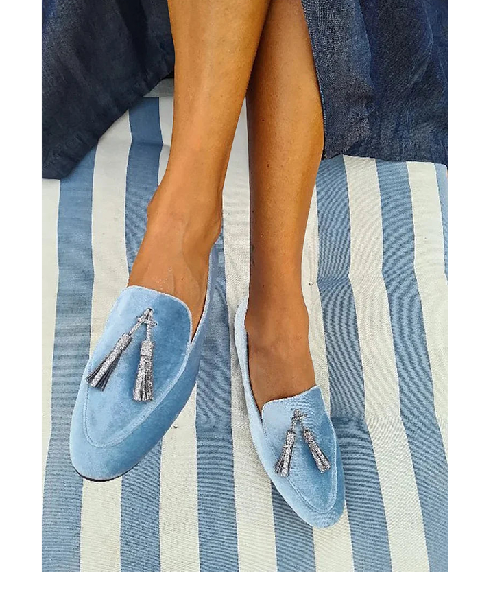 Loafers for Kvinner | Frynse Detalj Slip On