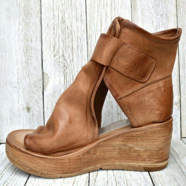Sandaler For Kvinner | Spenne Stropp Wedge Stil