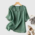 Damebluse | Kortermet Rund