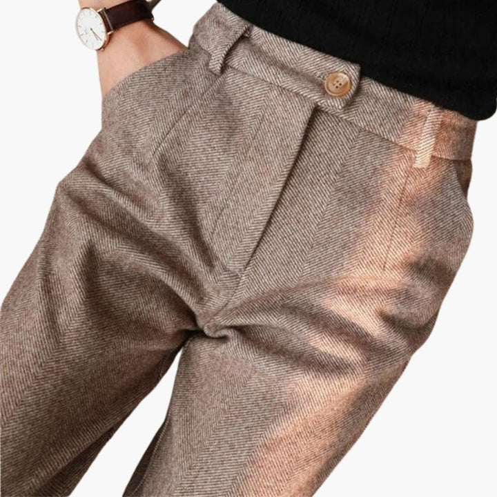 Damebukser | Knappemansjett Tapered