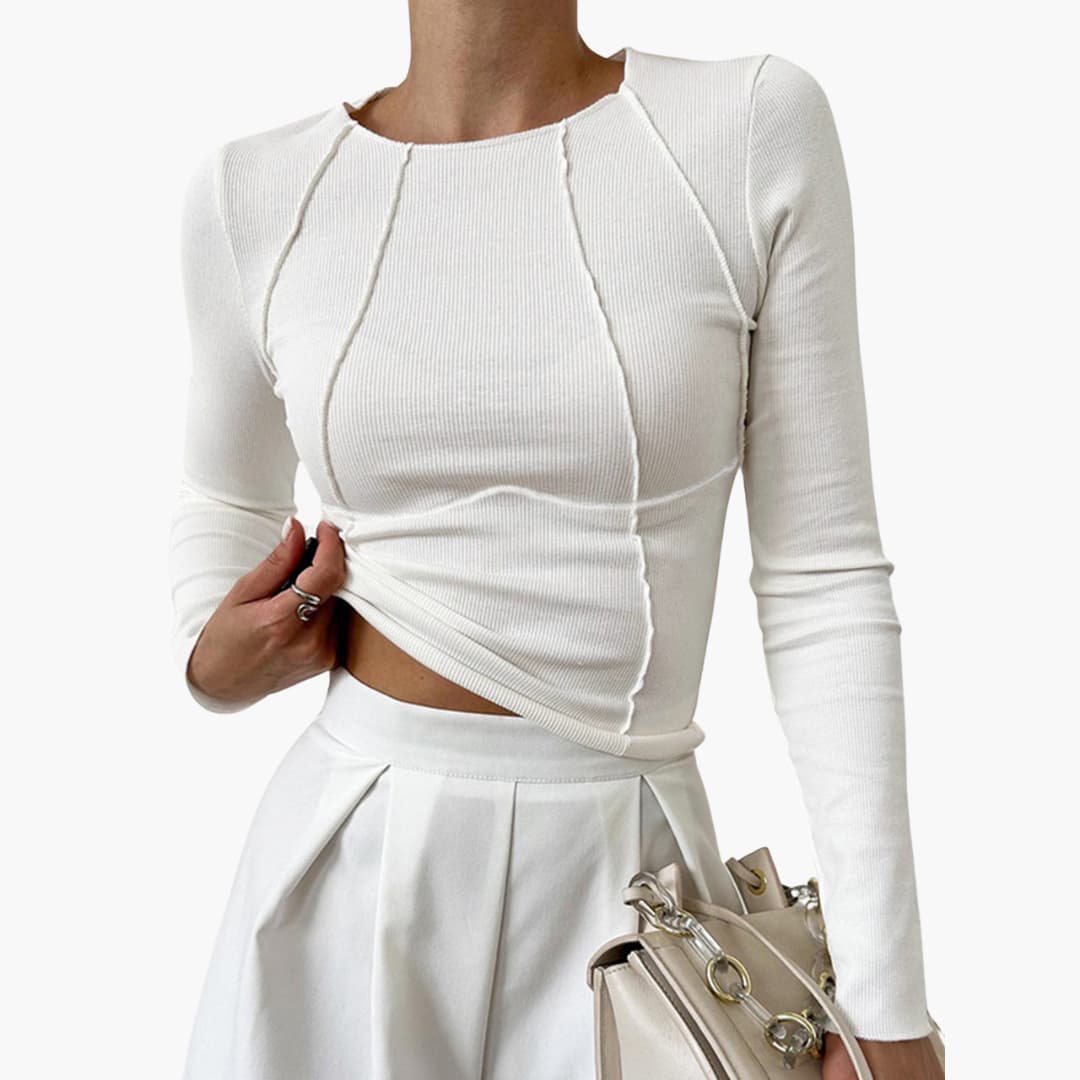 Damebluse | Piping Langermet
