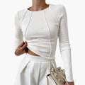 Damebluse | Piping Langermet