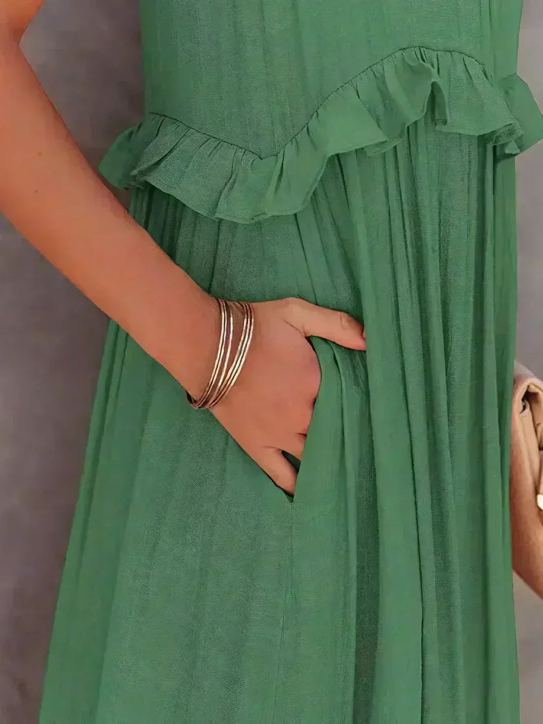 Kjole for kvinner | Lagdelt design maxi