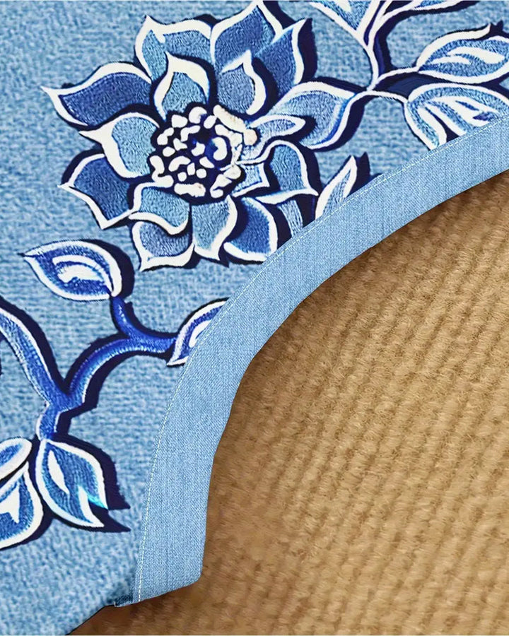 Kjole for kvinner | Uten ermer med blomsterknapper