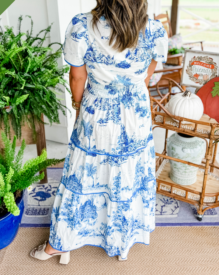 Kjole for kvinner | Klassisk Toile Maxi