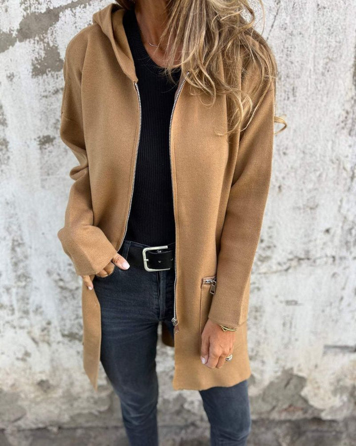 Dame Cardigan | Hette med Lange Ermer