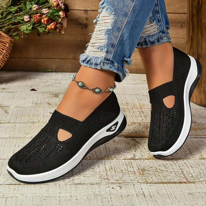 Dame Slip-On Sneakers | Perforert Ortopedisk