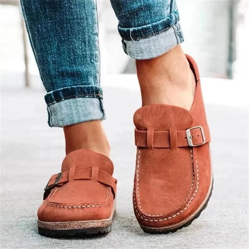 Kvinnelige Komfortable Loafers | Slip-On Ortopedisk Mule