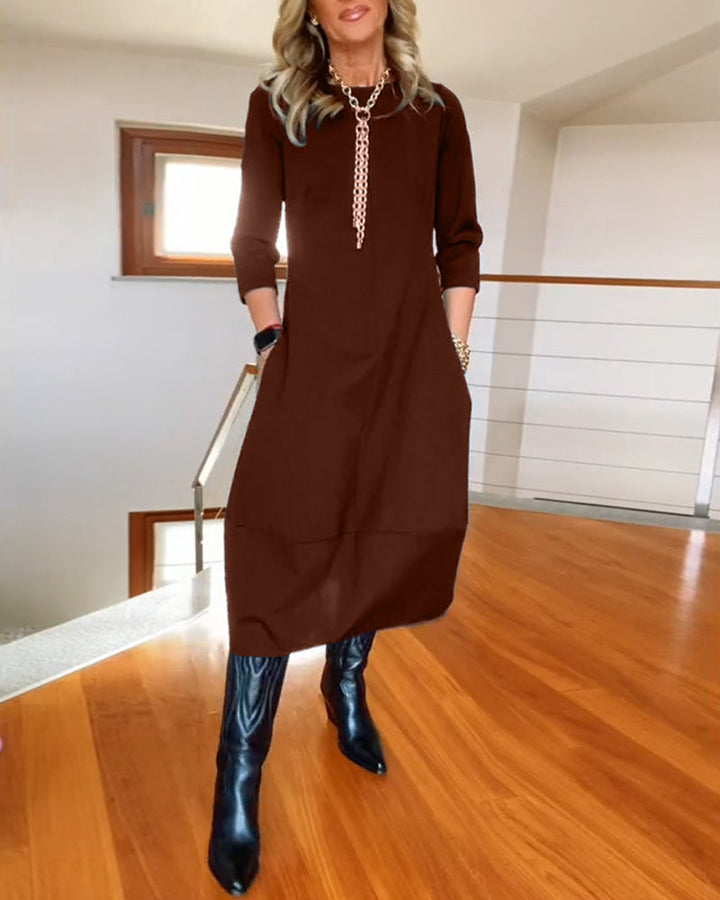 Damekjole | Rund Hals Midi