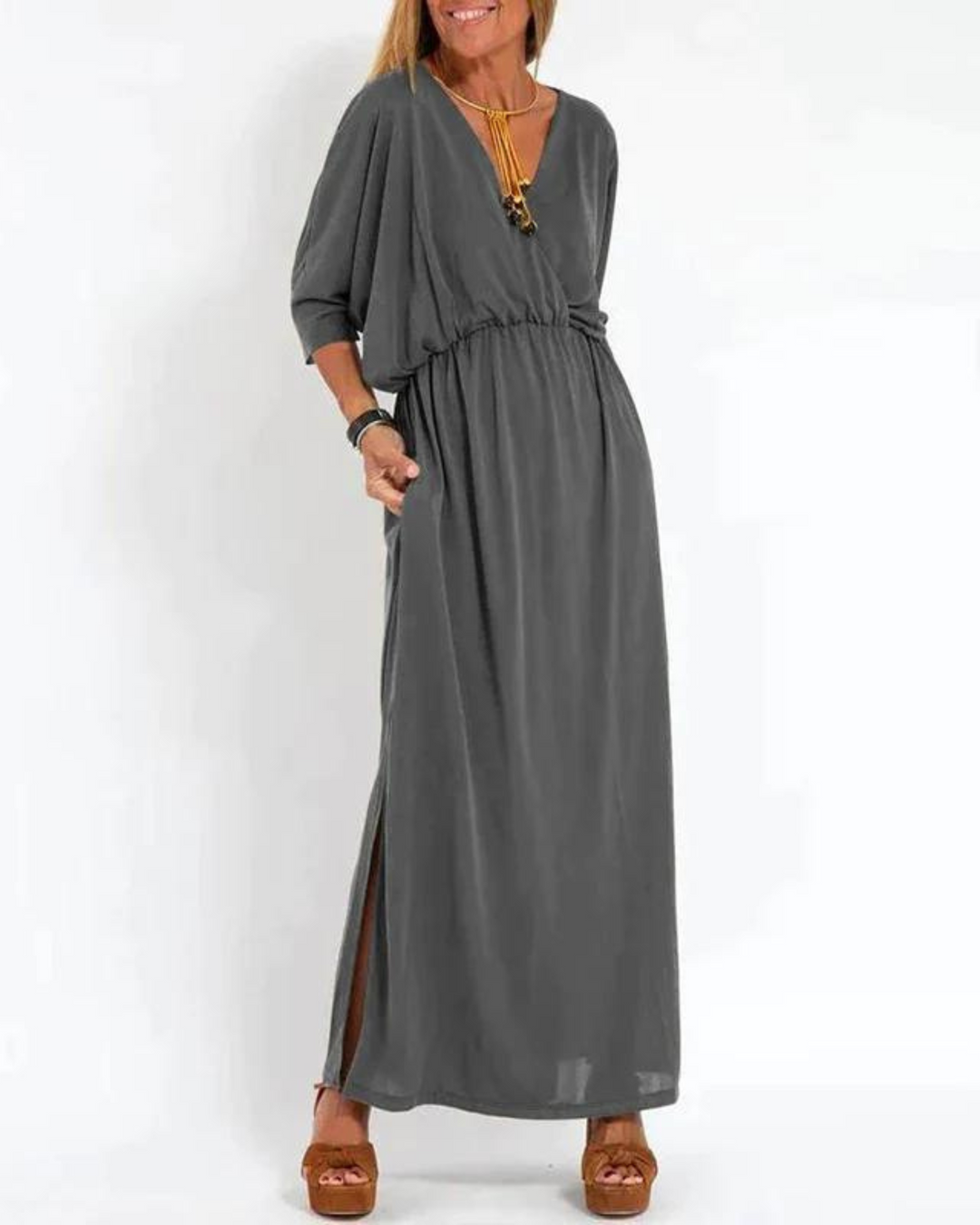 Kjole for kvinner | Avslappet Maxi-lengde Form