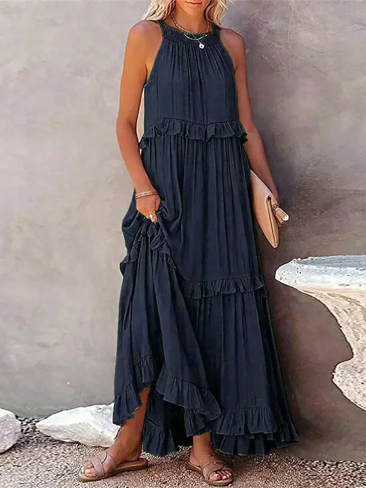 Kjole for kvinner | Lagdelt design maxi