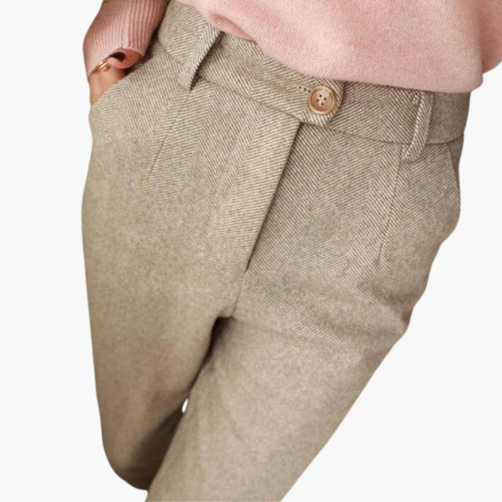 Damebukser | Knappemansjett Tapered