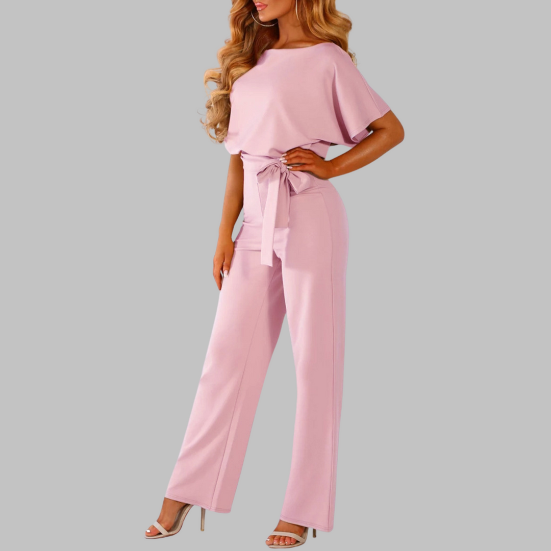 Dame Jumpsuit med Vide Ben | Beltestangermansjetter