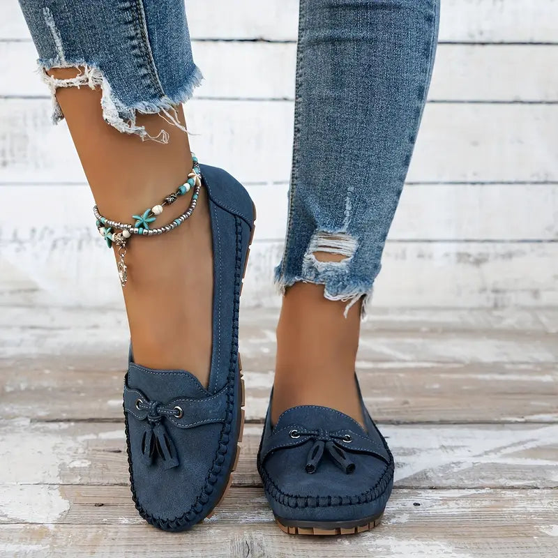 Loafers For Kvinner | Frynse Lukket Tå