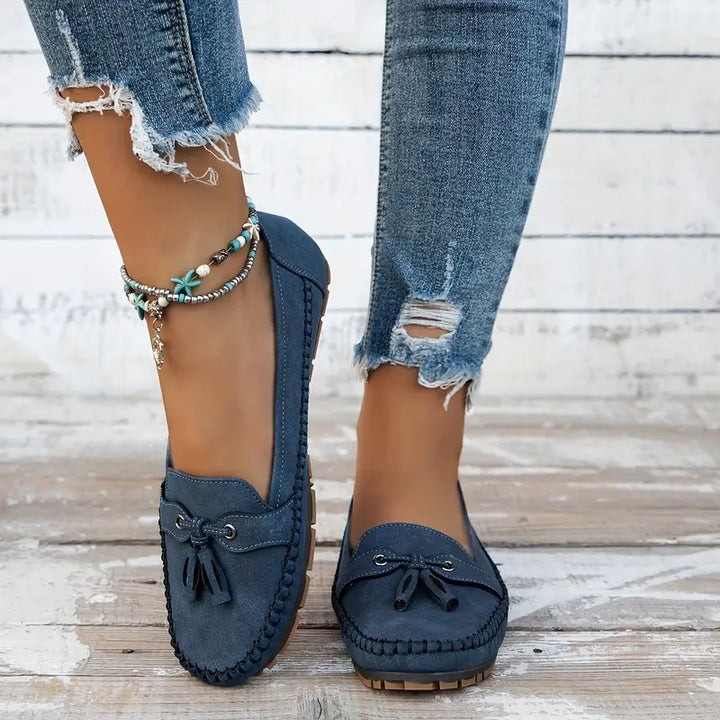 Kvinnelige Komfortable Loafers | Slip-On Polstret