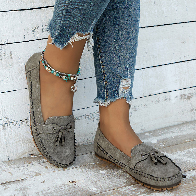 Loafers For Kvinner | Frynse Lukket Tå