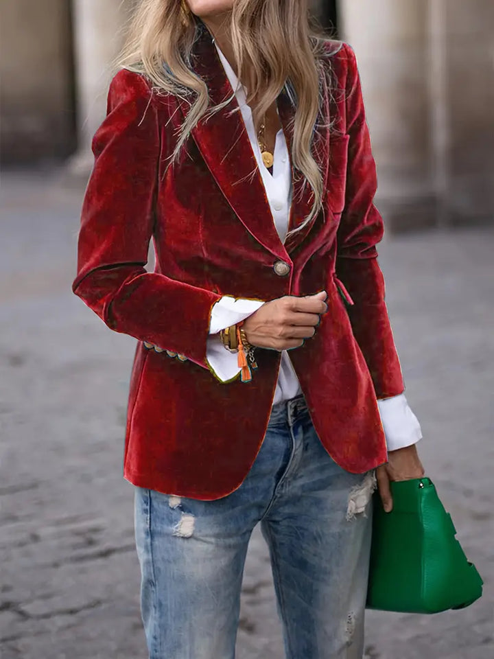 Blazer for kvinner | Enkelt knappet skreddersydd