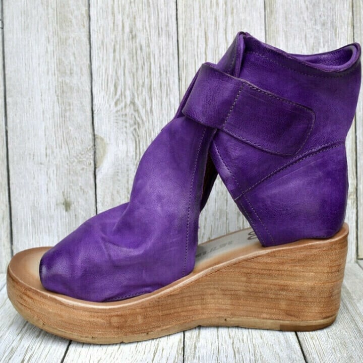 Sandaler For Kvinner | Spenne Stropp Wedge Stil