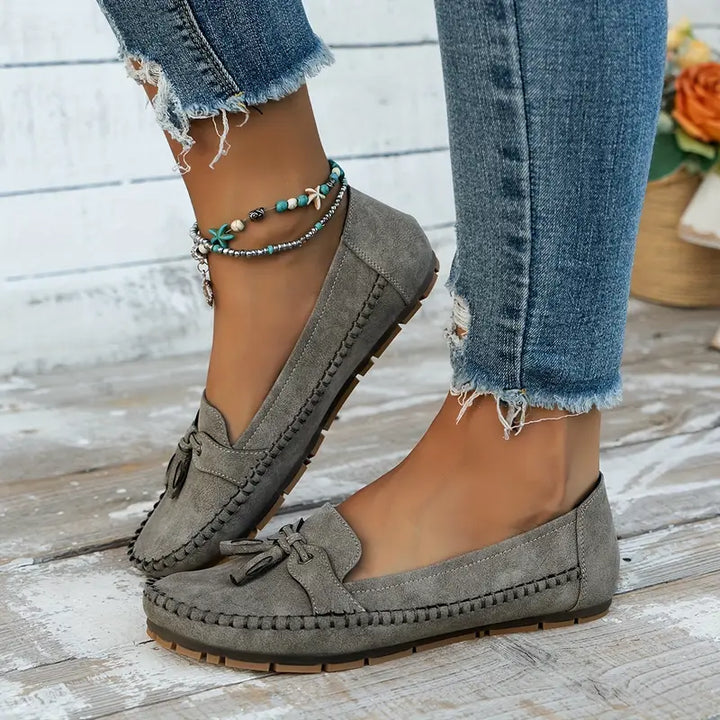 Loafers For Kvinner | Frynse Lukket Tå