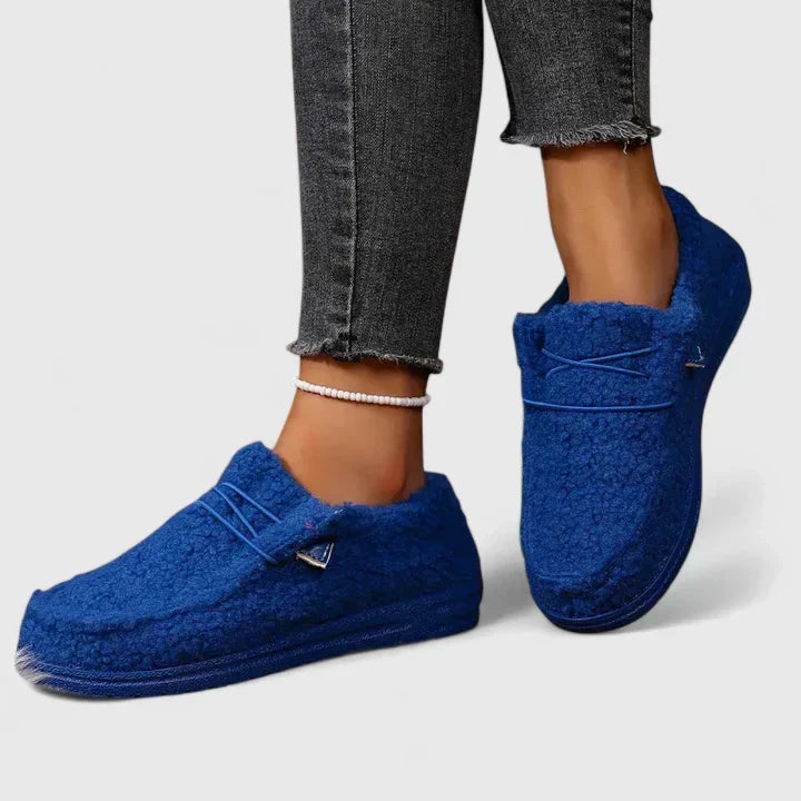 Loafers for kvinner | Flate teksturerte slip-on