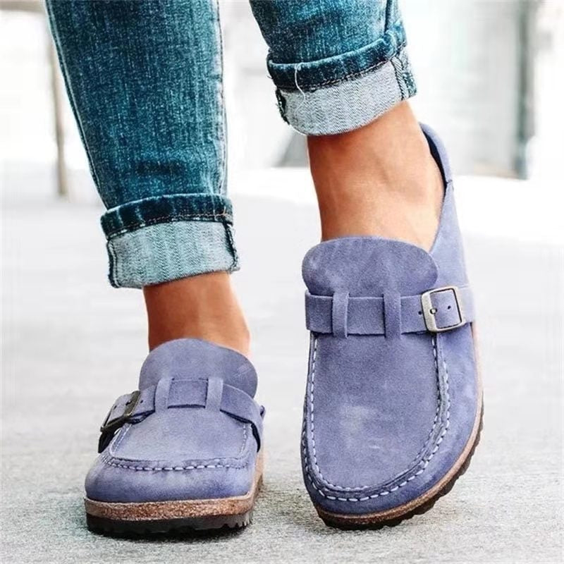 Kvinnelige Komfortable Loafers | Slip-On Ortopedisk Mule