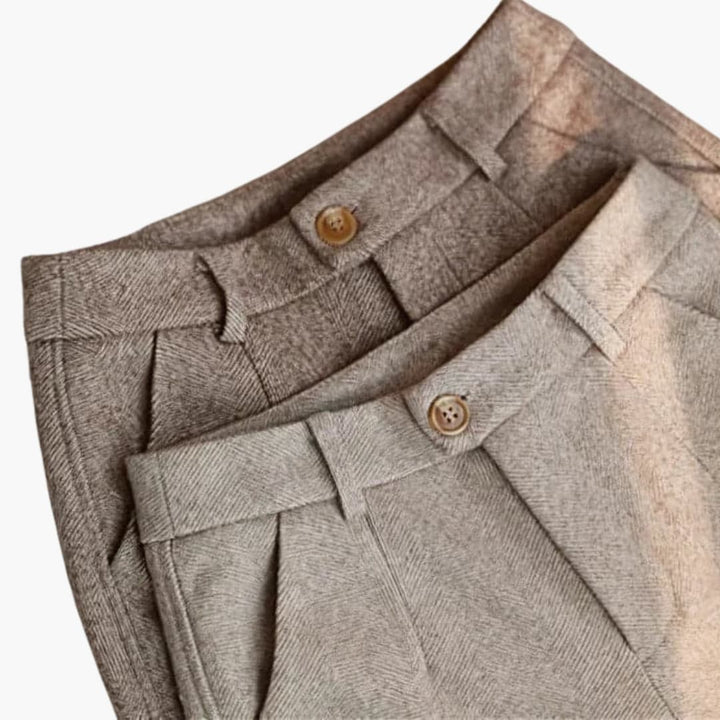 Damebukser | Knappemansjett Tapered