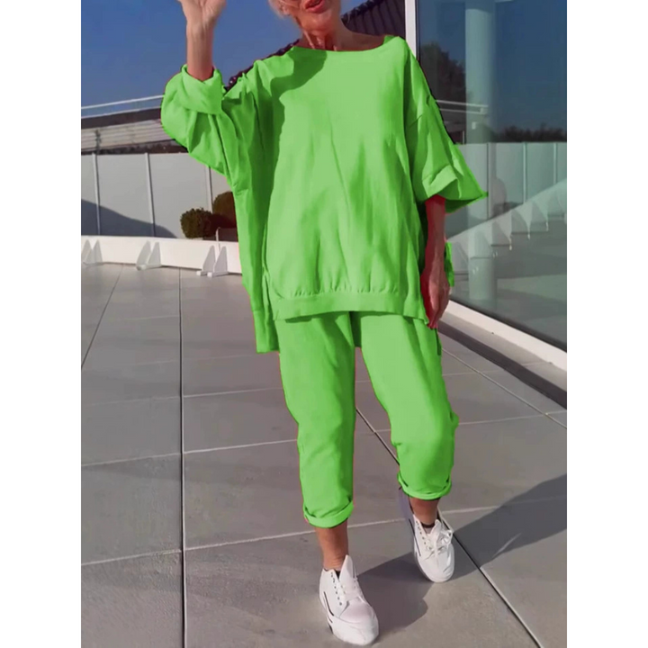 Kvinne Loungewear | Oversized Topp Taperte Bukser