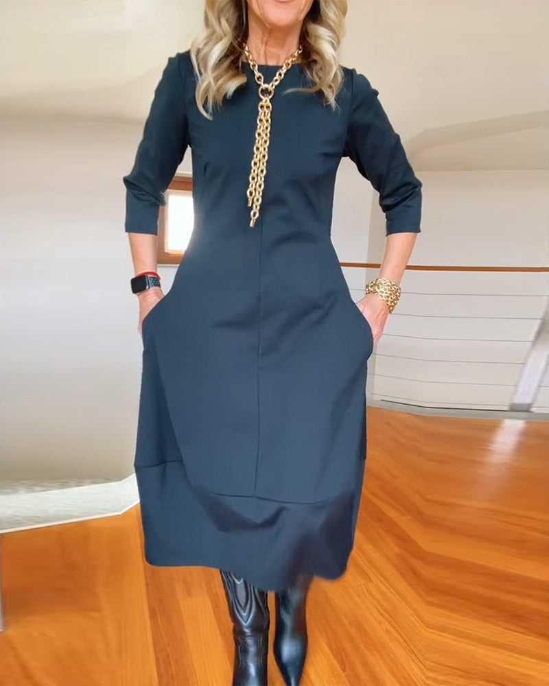 Damekjole | Rund Hals Midi