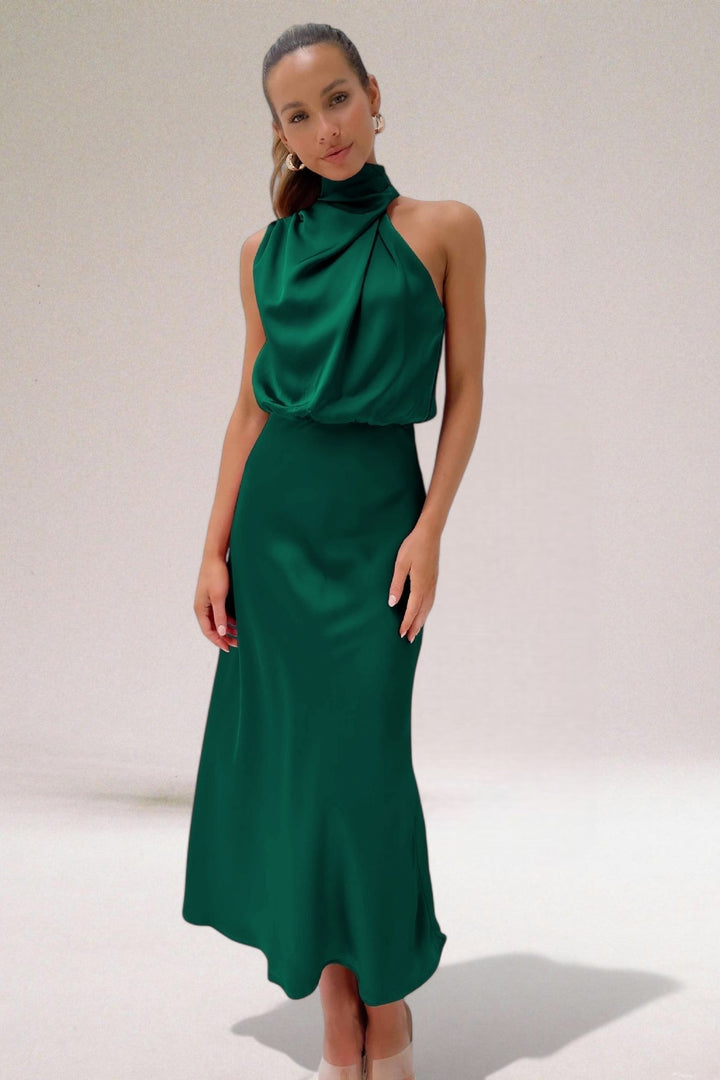 Kjole for Kvinner | Halterneck Maxi