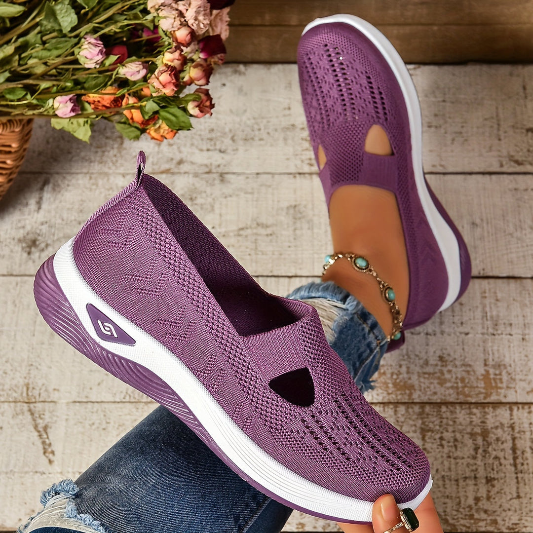 Dame Slip-On Sneakers | Perforert Ortopedisk