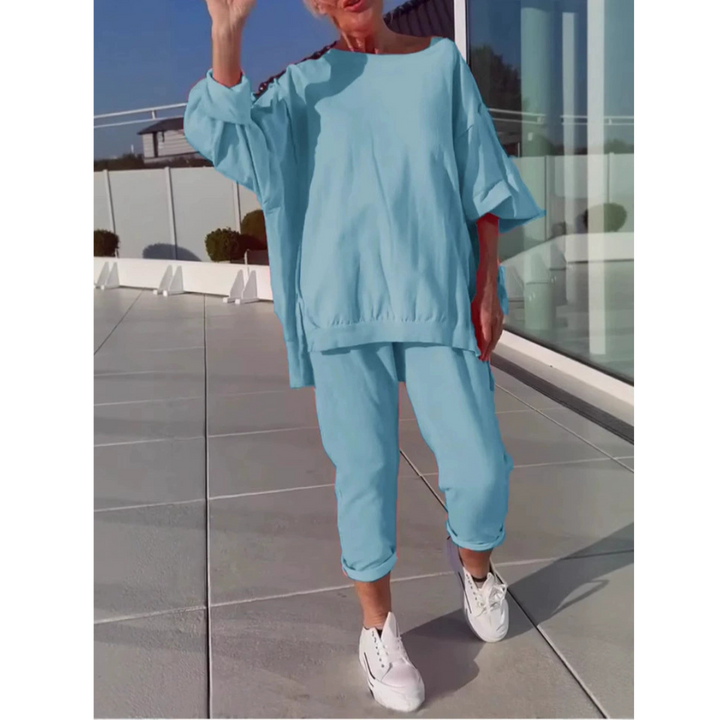 Kvinne Loungewear | Oversized Topp Taperte Bukser