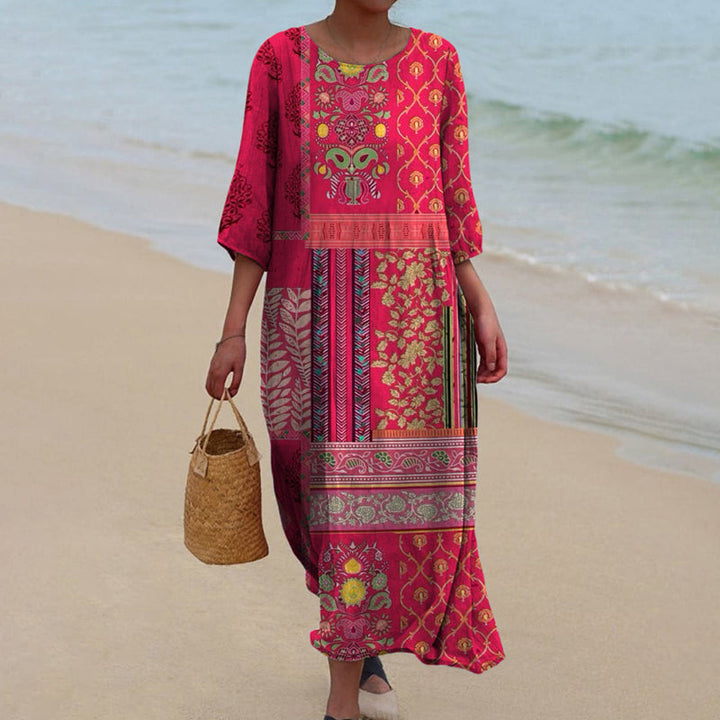 Kjole for kvinner | Løs passform Boho Maxi