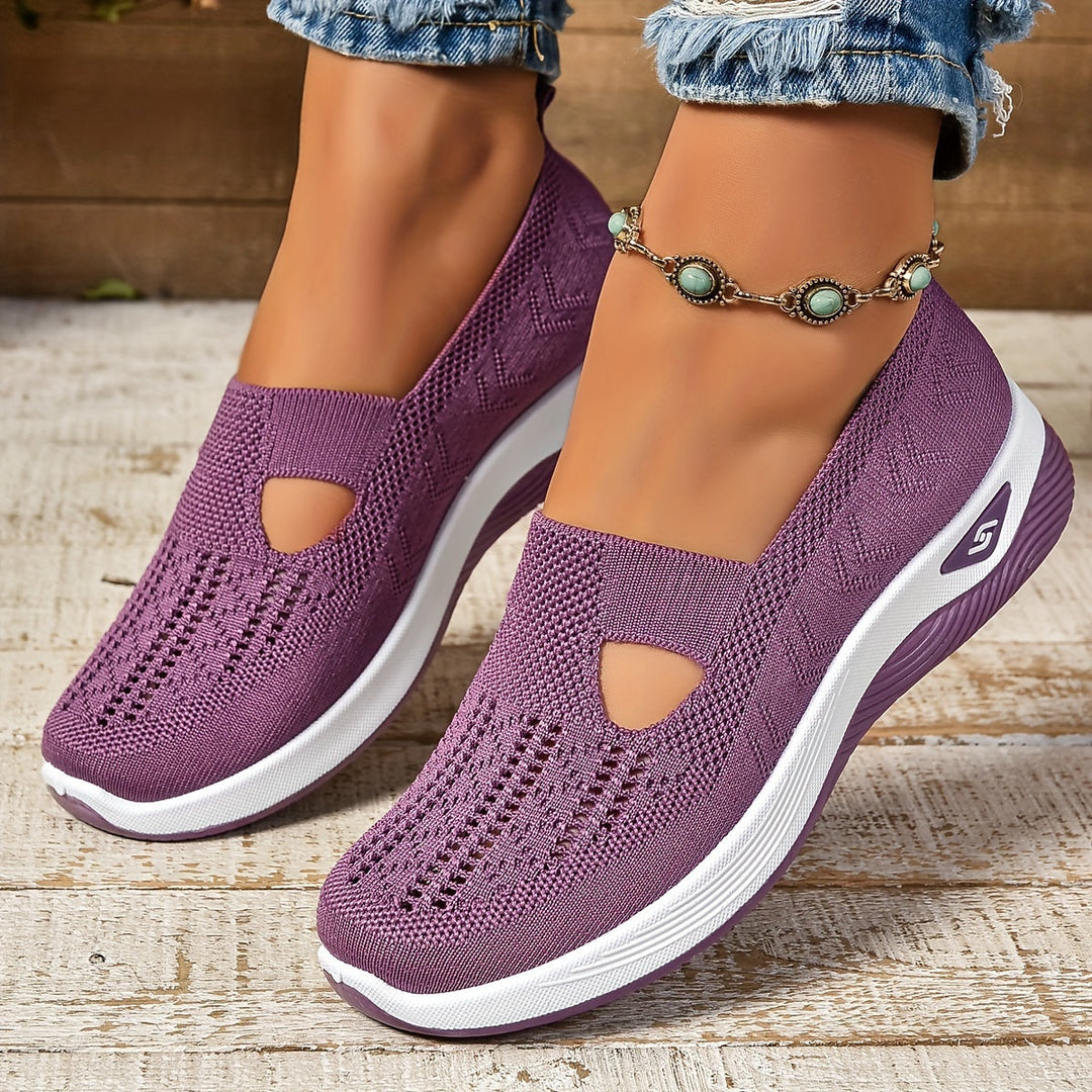 Dame Slip-On Sneakers | Perforert Ortopedisk