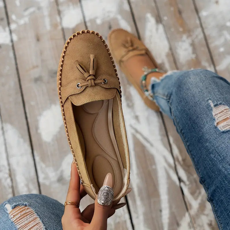 Kvinnelige Komfortable Loafers | Slip-On Polstret