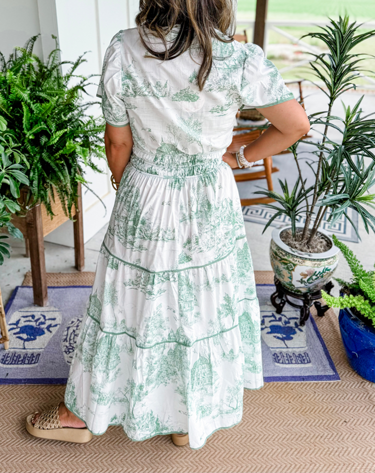 Kjole for kvinner | Klassisk Toile Maxi