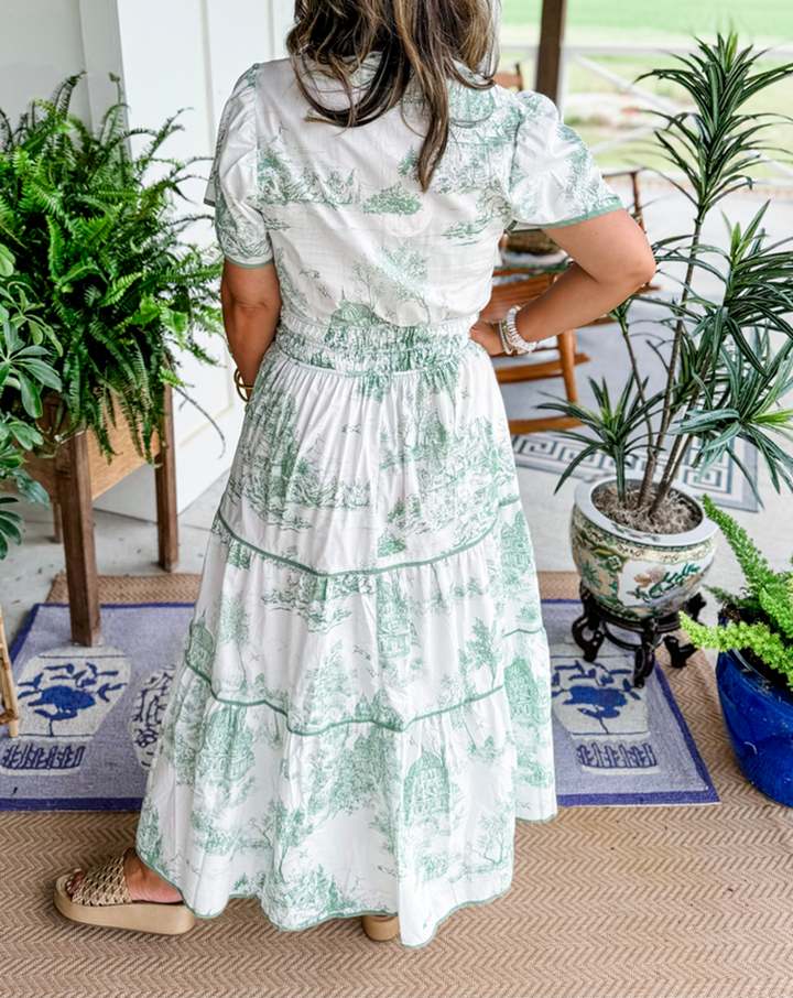 Kjole for kvinner | Klassisk Toile Maxi